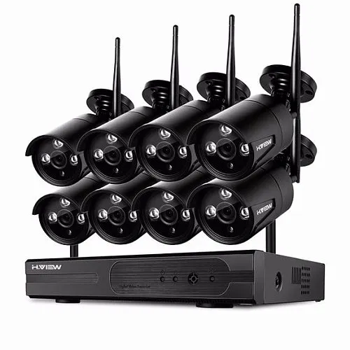 Комплект из 8-ми Wi-Fi камер высокого разрешения