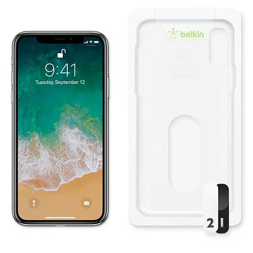 Защитная антибликовая плёнка Belkin для iPhone X