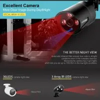 Комплект из 8-ми Wi-Fi камер высокого разрешения